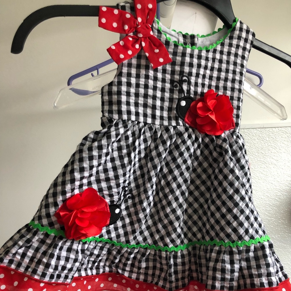 Brand New 12 Month Ladybug Dress